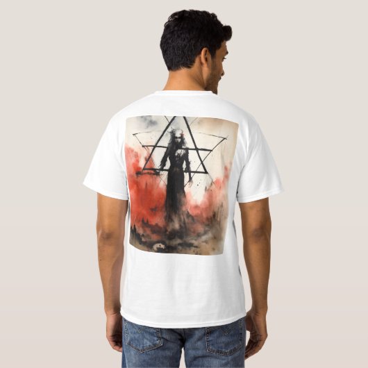 Stephen Gammell-Stil T-Shirt (Schwarz voll)