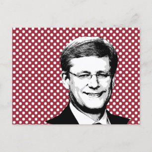 Stephen Harper Postkarte