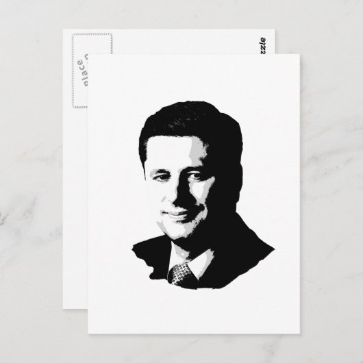 Stephen Harper Postkarte (Vorne/Hinten)