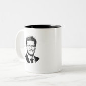 Stephen Harper stellen gegenüber Zweifarbige Tasse (Vorderseite Links)