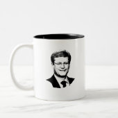Stephen Harper stellen gegenüber Zweifarbige Tasse (Links)