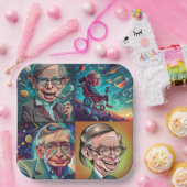 Stephen Hawking Genius Pappteller (Party)