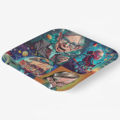 Stephen Hawking Genius Pappteller (Gewinkelt)