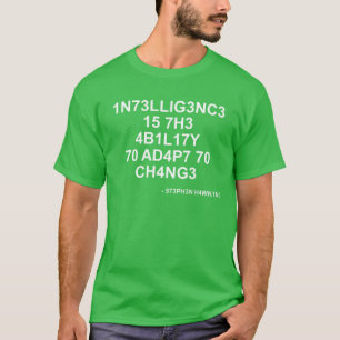 Stephen Hawking Zitate Geek lustig T-Shirt