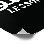 Stephen Hosmers Lehren Poster (Ecke)