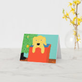 Stephen Huneck "Bestes Geschenk je" Grußkarte Karte (Gelbe Blume)