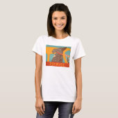 Stephen Huneck t- Shirt Joyride with Chocolate Lab (Vorne ganz)