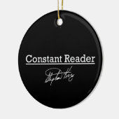 Stephen King, konstanter Leser Keramik Ornament (Links)