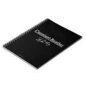 Stephen King, konstanter Leser Notizblock (Linke Seite)