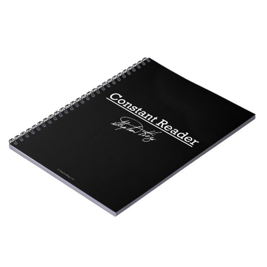 Stephen King, konstanter Leser Notizblock (Linke Seite)