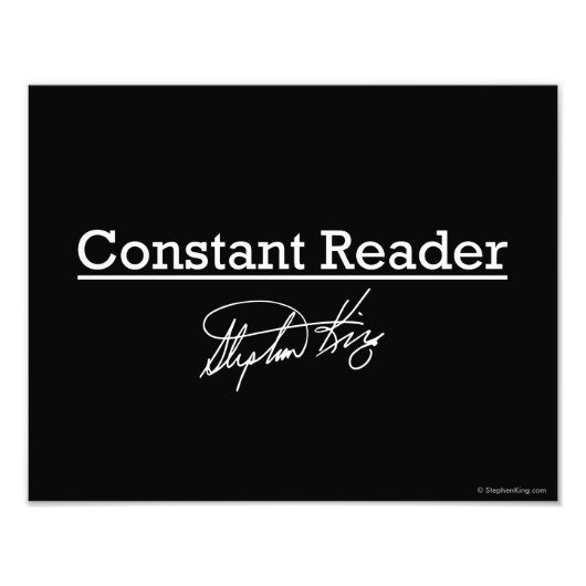Stephen King, ständiger Leser Fotodruck (Vorne)