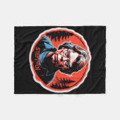 Stephen King Sticker Fleecedecke (Vorderseite (Horizontal))