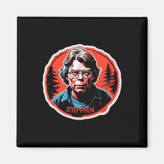 Stephen King Sticker Magnet (Vorne)
