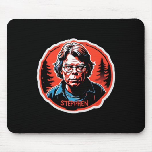 Stephen King Sticker Mousepad (Vorne)