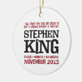 Stephen Kings Euroausflug Keramik Ornament (Links)