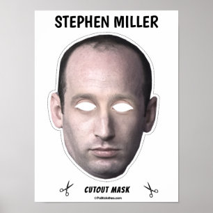 STEPHEN MILLER Halloween-Maske Poster