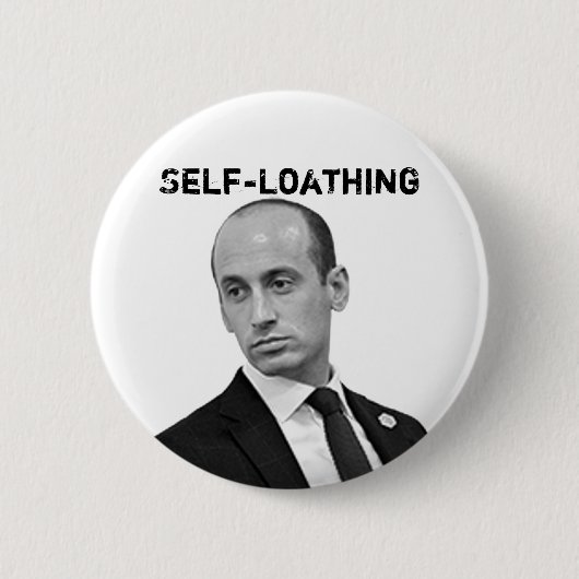 Stephen Miller isoliert sich selbst Button (Vorderseite)
