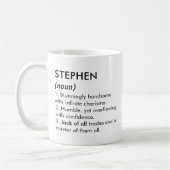 Stephen name, Editable name, Custom name Kaffeetasse (Links)