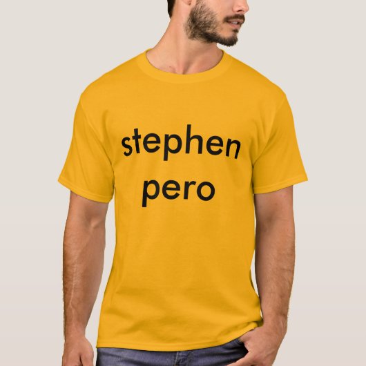 Stephen Pero T-Shirt (Vorderseite)