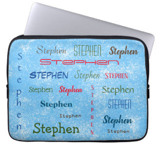 Stephen Personalisiert Viele Name Custom Laptopschutzhülle
