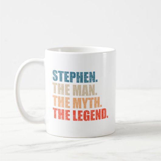Stephen The Man The Myth The Legend Kaffeetasse (Links)