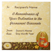 Stephen the ProtoMartyr (PM 08) Fliese (Vorderseite)