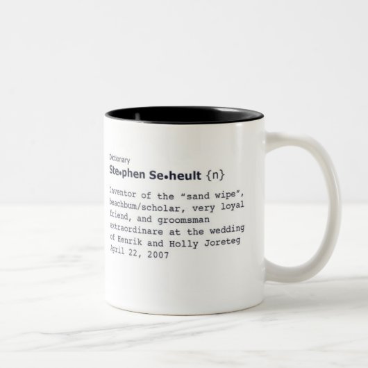 Stephen Zweifarbige Tasse (Rechts)