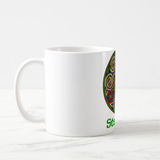 Stephens Celtic-Knoten Kaffeetasse (Links)