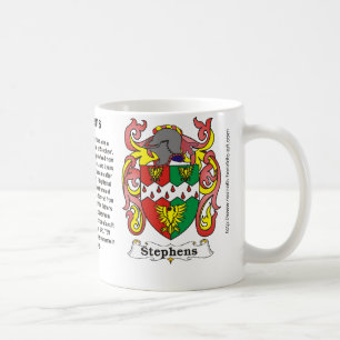 Stephens Familien-Wappen Tasse