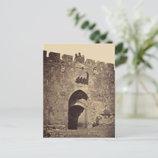Stephen's Gate in Jerusalem Postkarte (Stehend Vorderseite)