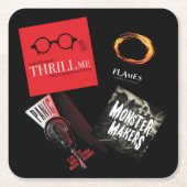 Stephen's Musicals-Untersetzer Rechteckiger Pappuntersetzer (Vorderseite)