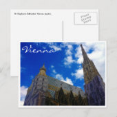 Stephens vienna blau postkarte (Vorne/Hinten)