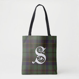 Stephenson-Clantartan-Monogramm Tasche