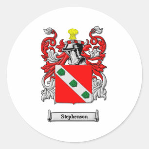 Stephenson-Wappen Runder Aufkleber