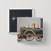 Stephensons "Nordstern-" Dampf-Motor, 1837 Button (Vorne & Hinten)