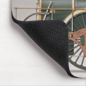 Stephensons "Nordstern-" Dampf-Motor, 1837 Mousepad (Ecke)