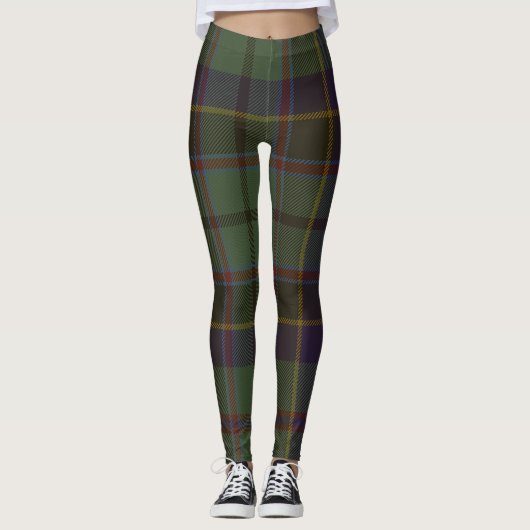 Stephensontartan-Clan kariert Leggings (Vorderseite)