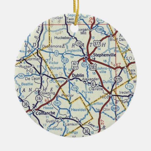 Stephenville Commander and Dublin Ornament (Vorne)