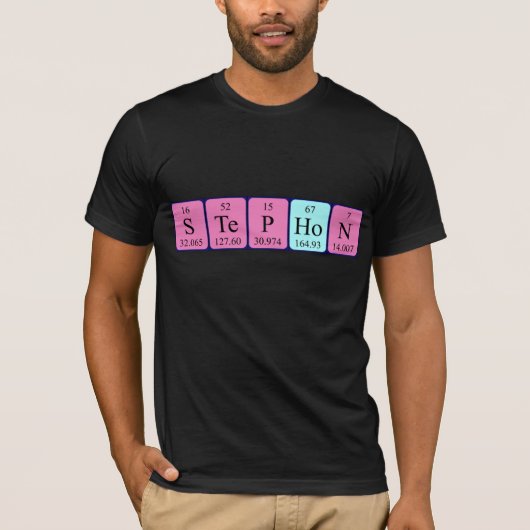 Stephon Periodenname Shirt (Vorderseite)