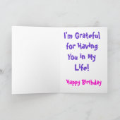 StepMom Birthday Card Karte (Innenseite)