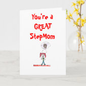 StepMom Birthday Card Karte (Gelbe Blume)