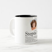 StepMom Bonus Mama Definition Foto Zweifarbige Tasse (Vorderseite Links)