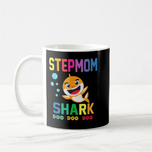 StepMom Shark Shirt StepMom Shark Lover Family Mot Kaffeetasse