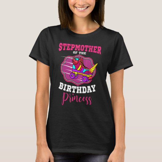 Stepmutter der Skate der Prinzessin Roller T-Shirt (Vorderseite)