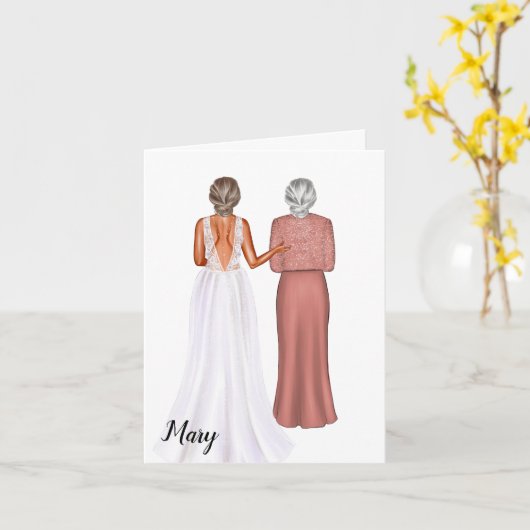 Stepmutter of the Bride Wedding Day Card Karte (Gelbe Blume)