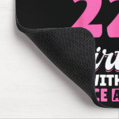 Stepng Into My 22nd Birthday With Gods Grace And M Mousepad (Ecke)