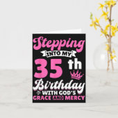 Stepng Into My 35th Birthday With Gods Grace And M Karte (Gelbe Blume)