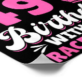 Stepng Into My 49th Birthday With Gods Grace And M Poster (Ecke)