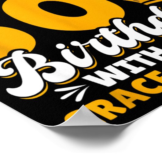 Stepng Into My 50th Birthday With Gods Grace And M Poster (Ecke)