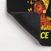 Stepng Into My 65th Birthday Christian Afro Women Mousepad (Ecke)